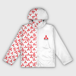 Женская ветровка Mitsubishi Mini logo Half pattern