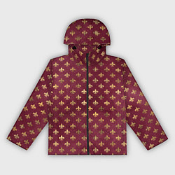 Ветровка с капюшоном женская Классические узоры classic, цвет: 3D-черный