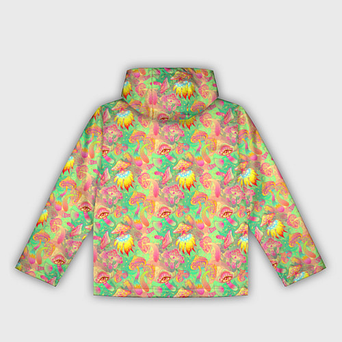 Женская ветровка Магические Грибы Психоделика / 3D-Белый – фото 2