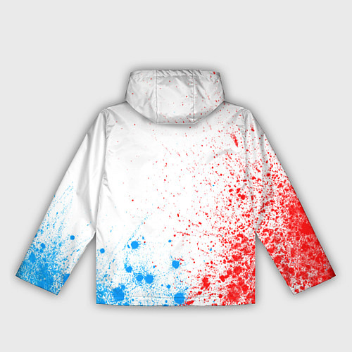Женская ветровка RUSSIA - ГЕРБ - Арт / 3D-Белый – фото 2