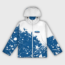 Ветровка с капюшоном женская Ford форд, цвет: 3D-белый