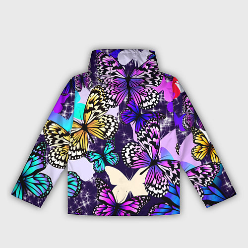 Женская ветровка Бабочки Butterflies / 3D-Белый – фото 2