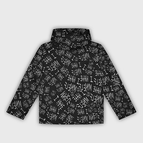 Женская ветровка I Hate Myself Dead Inside / 3D-Белый – фото 2