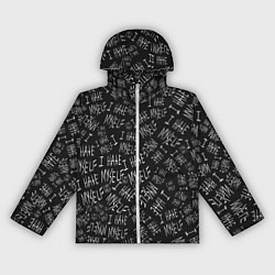 Ветровка с капюшоном женская I Hate Myself Dead Inside, цвет: 3D-белый