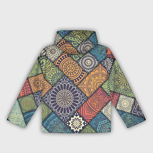 Женская ветровка Mandala-pattern / 3D-Черный – фото 2