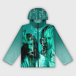 Ветровка с капюшоном женская Placebo - turquoise, цвет: 3D-черный