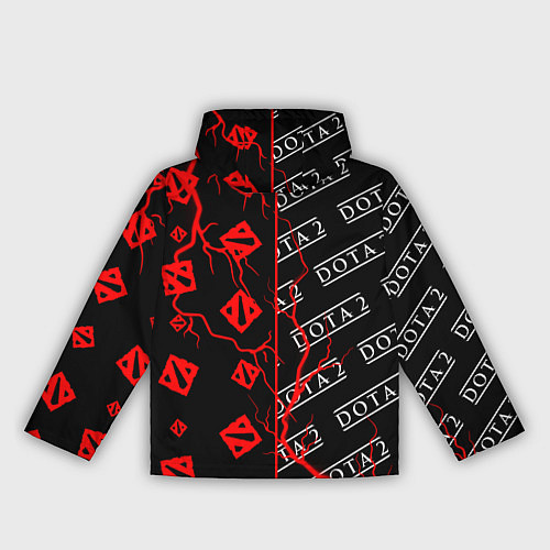 Женская ветровка DOTA 2 Молнии Паттерны / 3D-Белый – фото 2