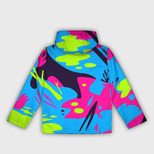 Женская ветровка Color abstract pattern Summer / 3D-Черный – фото 2