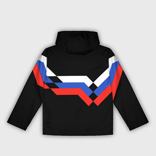 Женская ветровка РОССИЯ ТРИКОЛОР ЛИНИИ / 3D-Белый – фото 2