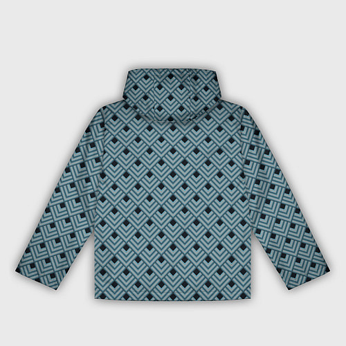 Женская ветровка Абстракция из разноцветных квадратов / 3D-Белый – фото 2