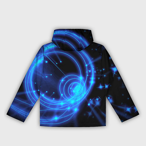Женская ветровка Неоновый космос Neon space / 3D-Белый – фото 2