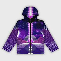 Женская ветровка Vaporwave Neon Space