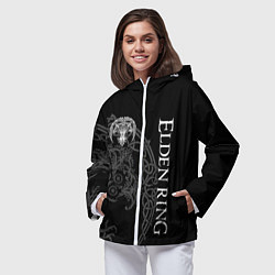 Ветровка с капюшоном женская СВЯТОЕ ДРЕВО МИКЕЛЛЫ ЕЛДЕН РИНГ, цвет: 3D-белый — фото 2