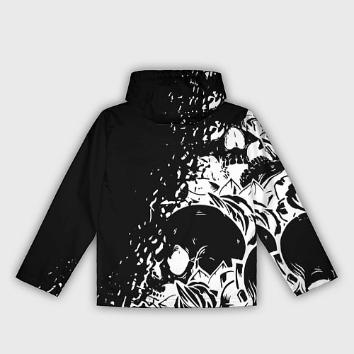 Женская ветровка Sabaton - сабатон черепа / 3D-Белый – фото 2