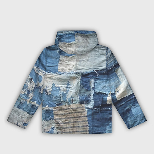 Женская ветровка Пэчворк Рваная ткань Hype / 3D-Черный – фото 2