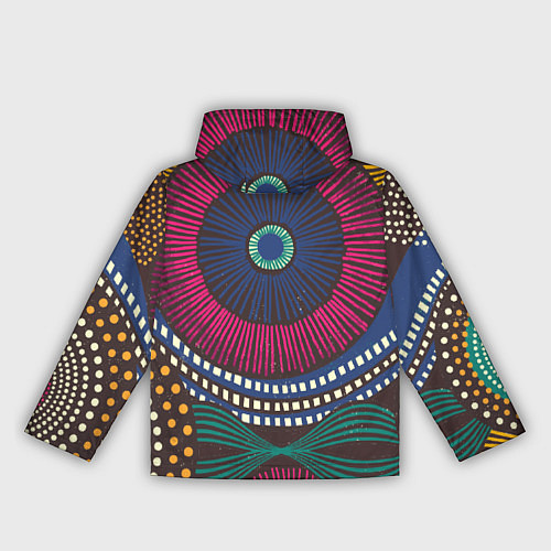 Женская ветровка Африка Орнамент / 3D-Белый – фото 2