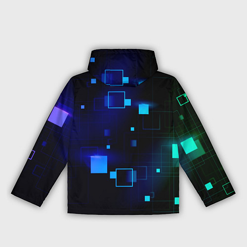 Женская ветровка ROBLOX неоновые кубики / 3D-Черный – фото 2