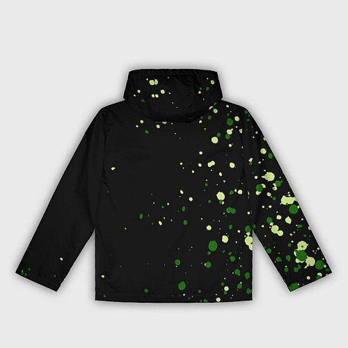 Женская ветровка Авокадо avocado брызги / 3D-Белый – фото 2