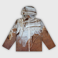 Ветровка с капюшоном женская Рванина Авангард Rags Vanguard, цвет: 3D-белый