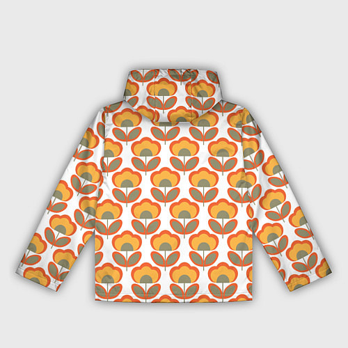 Женская ветровка ЦВЕТЫ В СТИЛЕ 70х / 3D-Белый – фото 2