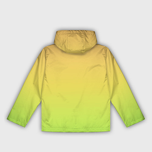 Женская ветровка GRADIEND YELLOW-GREEN / 3D-Белый – фото 2