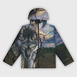 Ветровка с капюшоном женская IN COLD wolf without logo, цвет: 3D-черный