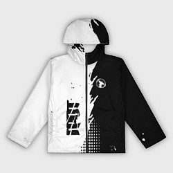 Ветровка с капюшоном женская ГРОТ GROT, цвет: 3D-черный