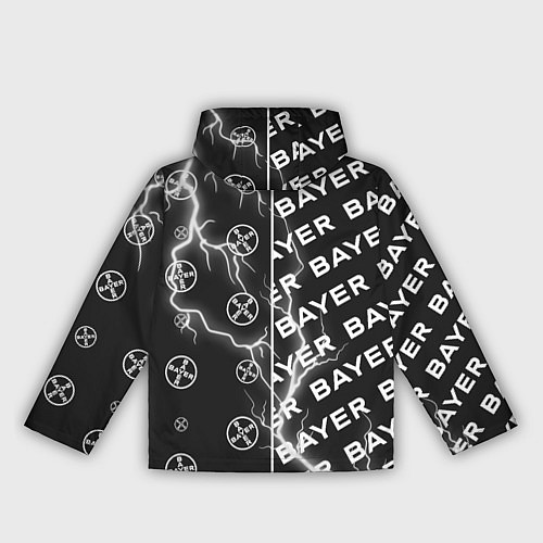 Женская ветровка BAYER - Молнии Паттерны / 3D-Белый – фото 2