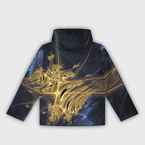 Женская ветровка Фрактальная футуристическая композиция Абстракция / 3D-Белый – фото 2