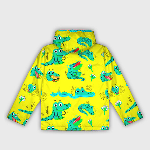 Женская ветровка GREEN CROCODILES / 3D-Белый – фото 2