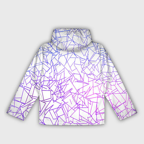 Женская ветровка Geometric Distortion / 3D-Белый – фото 2