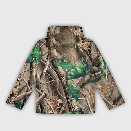 Женская ветровка КАМУФЛЯЖ ЛЕСНОЙ / 3D-Черный – фото 2