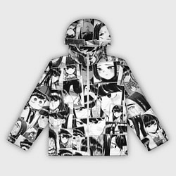 Ветровка с капюшоном женская Komi san pattern, цвет: 3D-белый