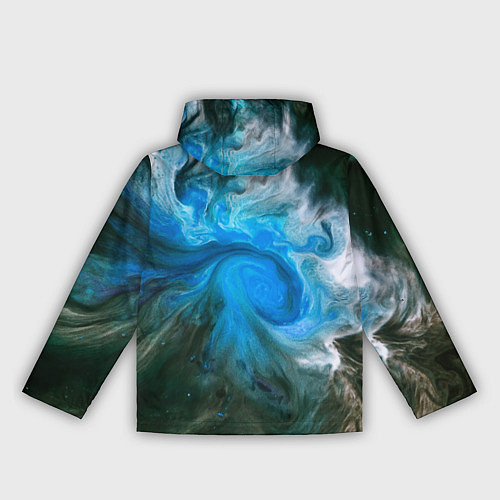 Женская ветровка Неоновые краски - Синий / 3D-Белый – фото 2