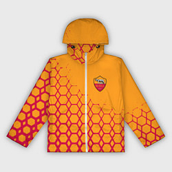 Ветровка с капюшоном женская Рома соты, цвет: 3D-белый