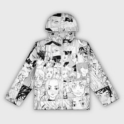Ветровка с капюшоном женская Tokyo Revengers паттерн, цвет: 3D-белый