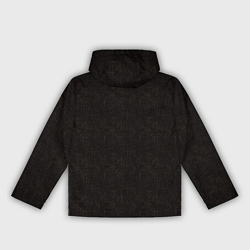 Женская ветровка Текстурированный угольно-черный / 3D-Белый – фото 2