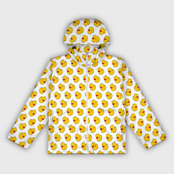 Ветровка с капюшоном женская Ути белый, цвет: 3D-белый