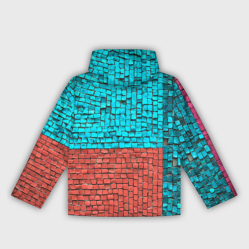 Женская ветровка Каменно-кирпичная броня - Оранжевый / 3D-Белый – фото 2