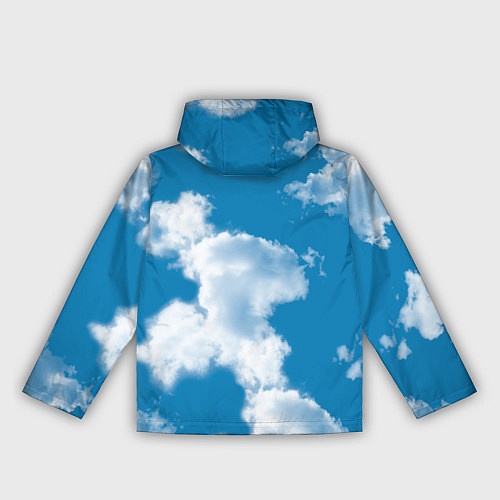 Женская ветровка Небо в облаках / 3D-Белый – фото 2