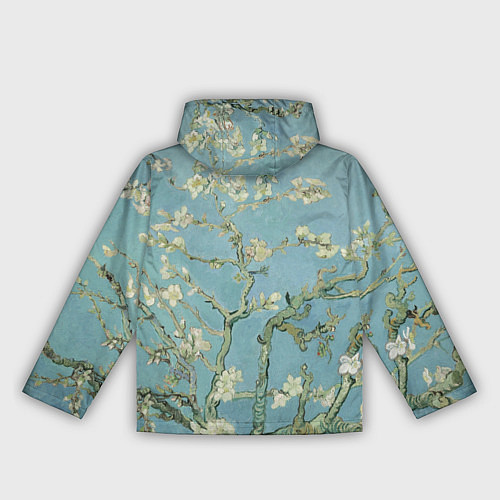 Женская ветровка Ван Гог Селфи - Арт Портрет / 3D-Белый – фото 2