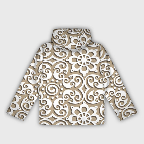 Женская ветровка Цветочный кружевной орнамент / 3D-Белый – фото 2