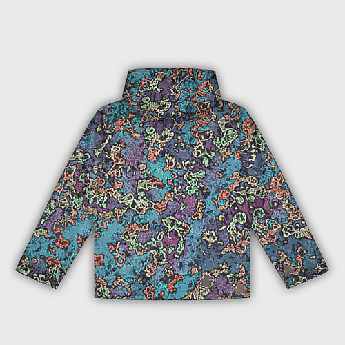 Женская ветровка Галлюциногенные узоры / 3D-Белый – фото 2