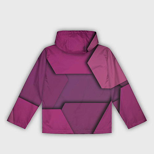 Женская ветровка Геометрические фигуры в движении / 3D-Черный – фото 2