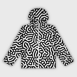 Женская ветровка Лабиринт - паттерн