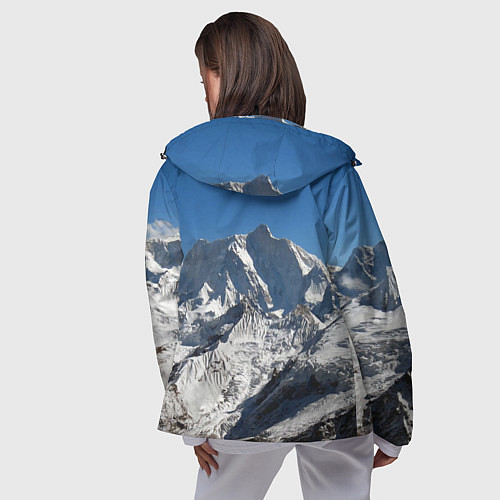 Женская ветровка Канченджанга, Гималаи, 8 586 м / 3D-Черный – фото 4