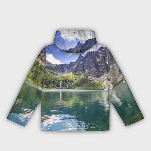 Женская ветровка Прозрачное горное озеро / 3D-Белый – фото 2