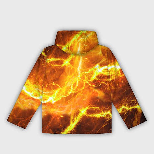 Женская ветровка Lamborghini - яркие молнии / 3D-Белый – фото 2