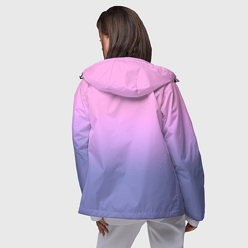 Женская ветровка BTS красивые бабочки / 3D-Черный – фото 4