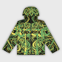 Ветровка с капюшоном женская Capoeira pattern, цвет: 3D-черный